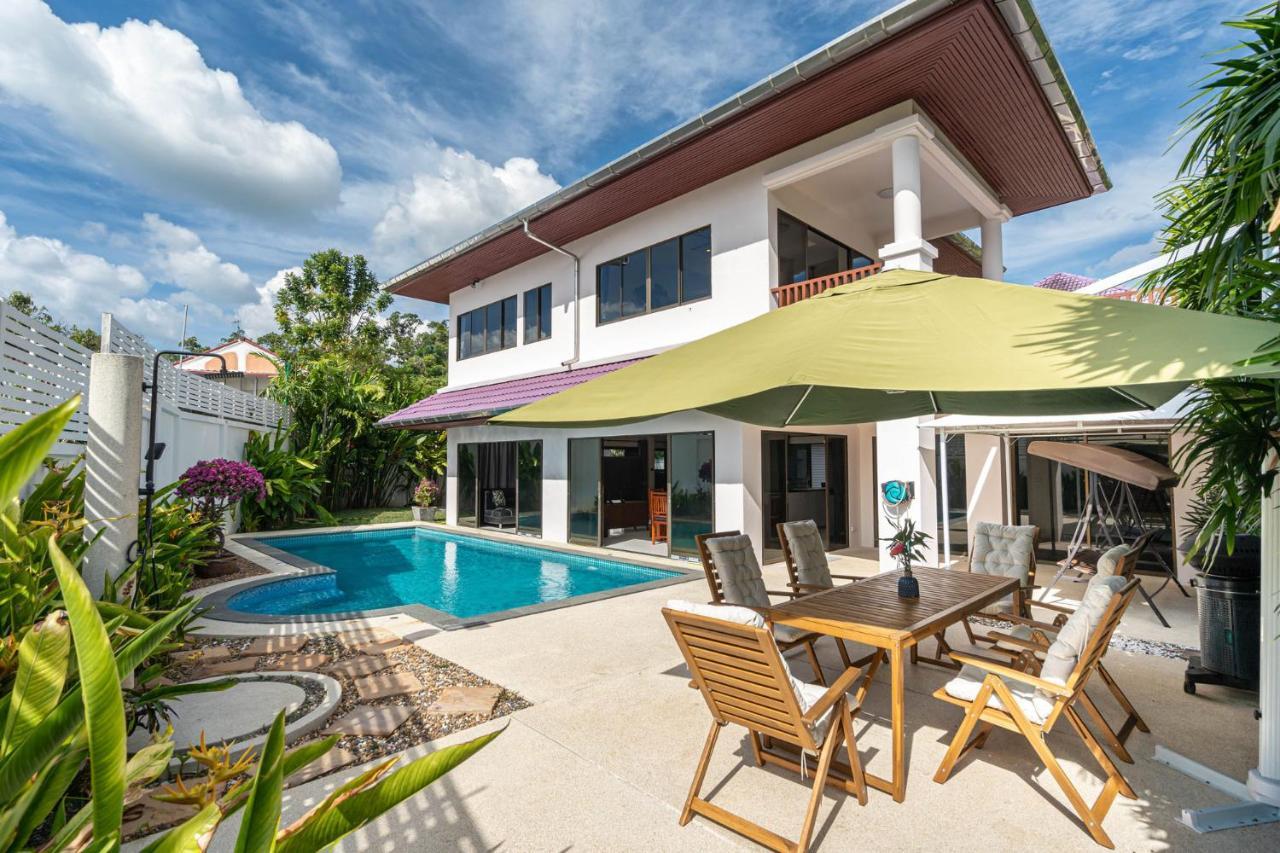 Villa Amaya, 2 Story Tropical Oasis With Green Hills View & Pool, 카말라 비치 외부 사진